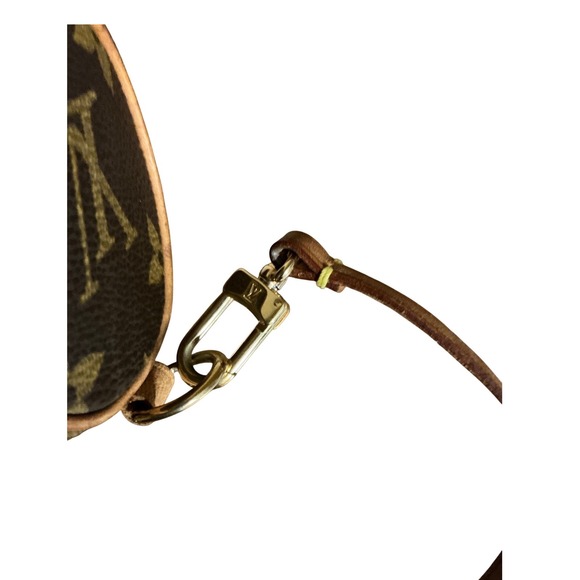 Louis Vuitton Monogram Mini Papillon Pouch Vachetta Strap Vintage - Picture 10 of 10